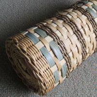 Round cane and splint basket